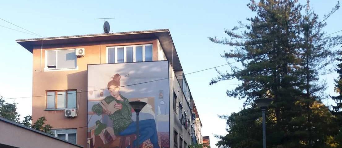 “Prijedor grad murala”: inaugurazione del murale vincitore 2019