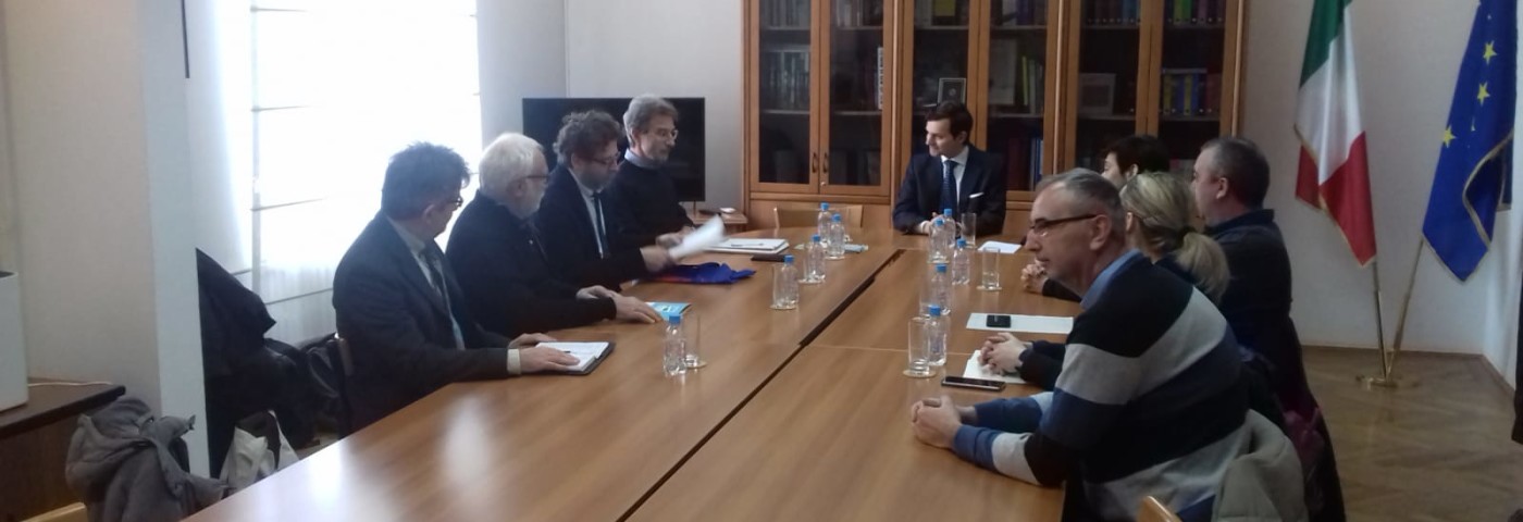 INCONTRO CON L’AMBASCIATORE ITALIANO A SARAJEVO